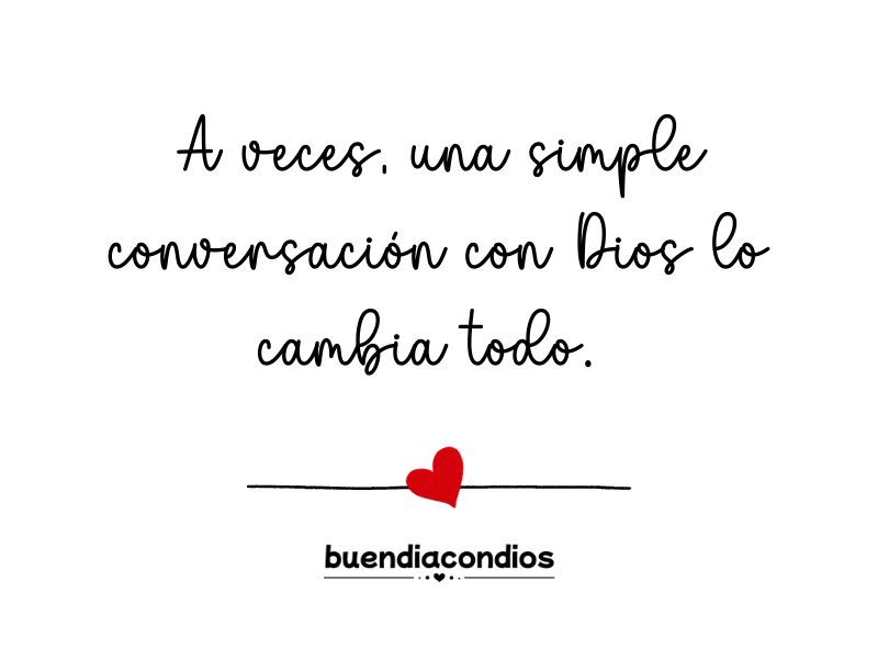 Conversación con Dios