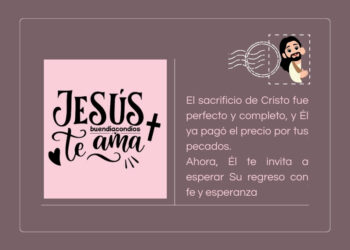 El sacrificio de Cristo fue perfecto y completo, y Él ya pagó el precio por tus pecados. Ahora, Él te invita a esperar Su regreso con fe y esperanza