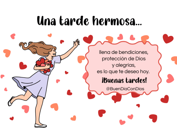 Mensaje de buenas tardes - Una tarde hermosa