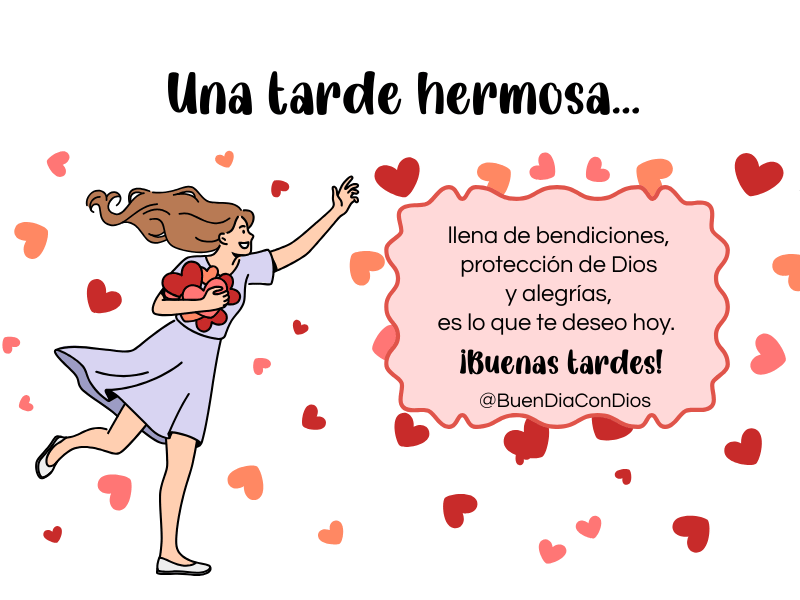 Mensaje de buenas tardes - Una tarde hermosa